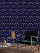 Art Deco Abstract Palms Wallpaper