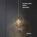 Art deco brass crystal led ceiling chandelier dining room pendant