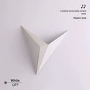 Art deco gold diamond shape modern wall light for bedroom