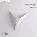 Art deco gold diamond shape modern wall light for bedroom
