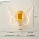 Art deco gold swan wall lamp with crystal for bedroom bedside
