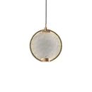 Art deco lavender glass horo led pendant light for kitchen