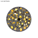 Art deco mosaic terrazzo led wall light living room sconce