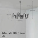 Art deco teal metal 3 light pendant – dining room chandelier