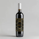 Art Deco Wine Label