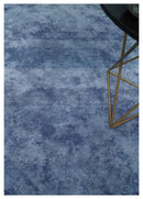 Art Silk 6x6 Round Modern Solid Violet Rug,  entryway, bedside, living room rug | VIS1
