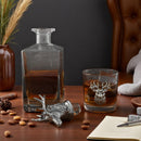 Elk / Deer Bust Decanter Set with Glasses