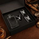 Elk / Deer Bust Decanter Set with Glasses