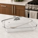 Bunny Lid with Pyrex 3 quart Baking Dish