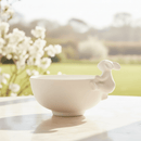 Porcelain Climbing Bunny Candy / Dip Bowl