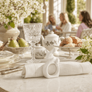 Porcelain Climbing Bunny Napkin Rings - Set of 4