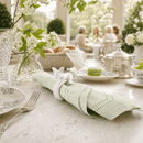 Porcelain Climbing Bunny Napkin Rings - Set of 4