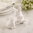 Porcelain Mother and Son Bunny Salt and Pepper