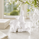 Porcelain Mother and Son Bunny Salt and Pepper