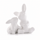 Porcelain Mother and Son Bunny Salt and Pepper