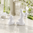 Porcelain Mother and Son Bunny Salt and Pepper