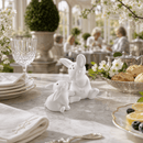 Porcelain Mother and Son Bunny Salt and Pepper