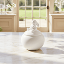 Porcelain Sitting Bunny Sugar Bowl