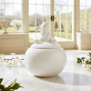 Porcelain Sitting Bunny Sugar Bowl