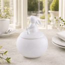 Porcelain Sitting Bunny Sugar Bowl