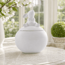 Porcelain Sitting Bunny Sugar Bowl