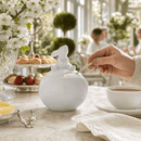 Porcelain Sitting Bunny Sugar Bowl