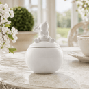 Porcelain Sitting Bunny Sugar Bowl