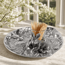 Rabbit Garden Tidbit Tray