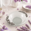 Butterfly Glass Salad Bowl