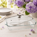 Butterfly Lid with Pyrex 3 quart Baking Dish