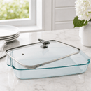 Butterfly Lid with Pyrex 3 quart Baking Dish