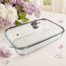 Butterfly Lid with Pyrex 3 quart Baking Dish