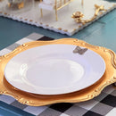 Butterfly Melamine Lunch Plates - Set of 4
