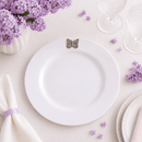 Butterfly Melamine Lunch Plates - Set of 4