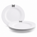 Butterfly Melamine Lunch Plates - Set of 4