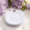 Butterfly Melamine Lunch Plates - Set of 4