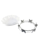 Butterfly Stand Acrylic Bowl 16