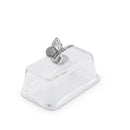 Glass Butter Dish - Butterfly