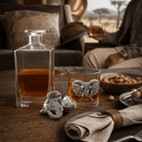 Elephant Decanter Set with Glasses