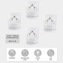 Equestrian Bit Bar Glasses Set of 4