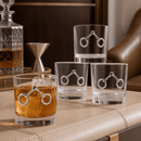 Equestrian Bit Bar Glasses Set of 4