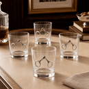 Equestrian Bit Bar Glasses Set of 4