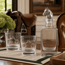 Equestrian Decanter Set with Glasses
