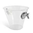 Horse Head Handle Acrylic Ice Bucket