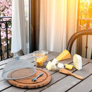 Fleur de Lis 3 Piece Picnic Cheese Board /Spreader
