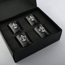 Fleur-de-Lis Bar Glasses Set of 4