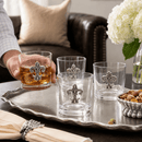 Fleur-de-Lis Bar Glasses Set of 4