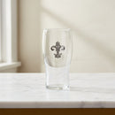 Fleur de Lis Beer Pint Glasses - Set of 4