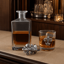 Fleur-de-lis Decanter Set with Glasses