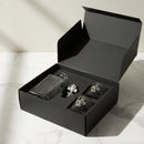 Fleur-de-lis Decanter Set with Glasses